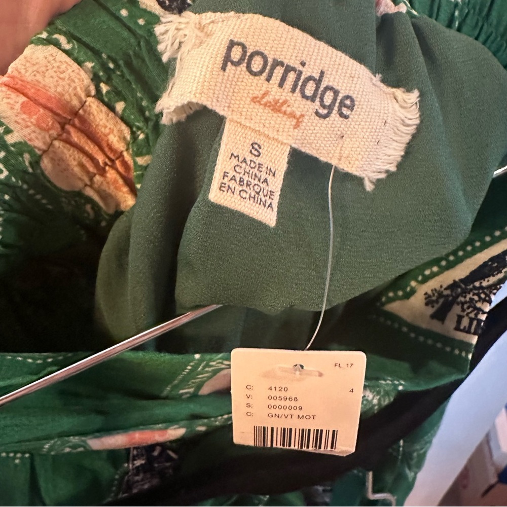 Anthropologie Green Graphic Midi Skirt - Picture 6 of 6